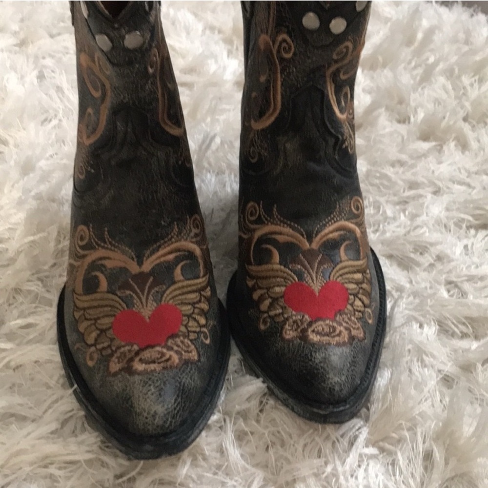 OLD GRINGO LITTLE G BLACK BOOTS (8) - Picture 4 of 13